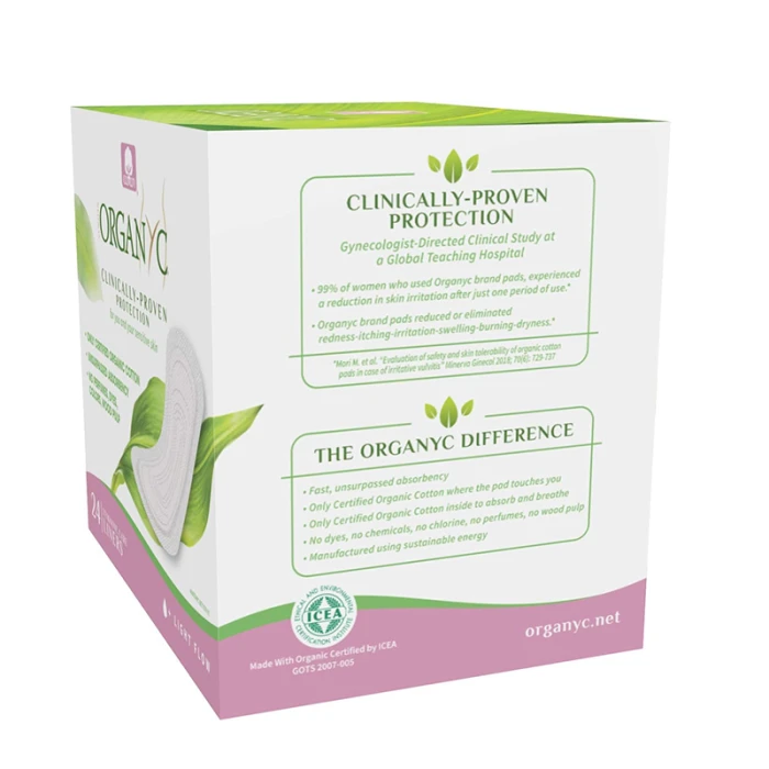 Organyc 100% Organic Cot Panty Liners 24 Pcs