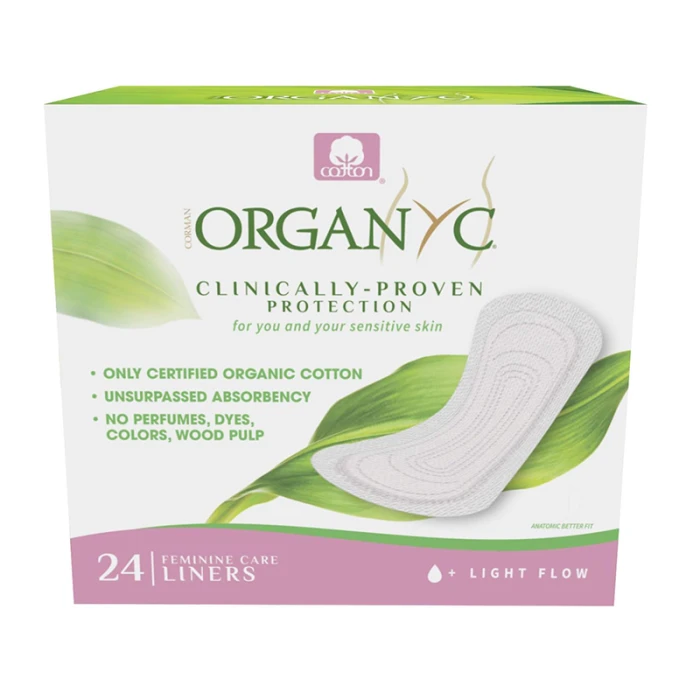 Organyc 100% Organic Cot Panty Liners 24 Pcs