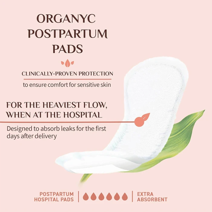 Organyc Pads First Days Maternity Pads 12 Pads