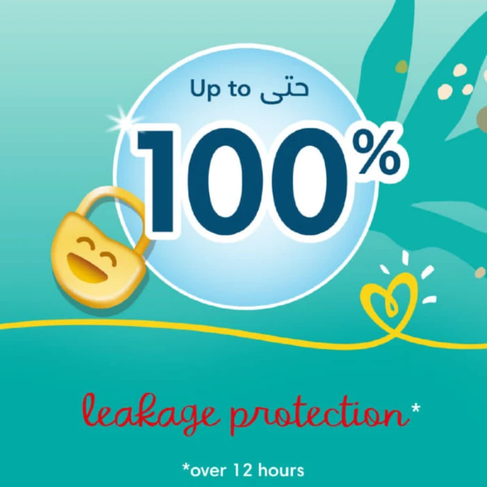 Pampers Baby-Dry Pants Diapers, Size 4, 9-14 Kg, Easy On & Easy Off, With Stretchy Sides For Better Fit And Up To 100% Leakage Protection Over 12 Hours, 24 Baby Diapers