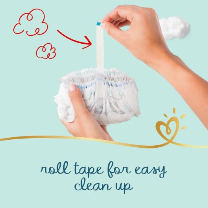 Pampers Premium Care Pants Diapers, Size 4, 9-14Kg, Easy On & Easy Off, The Softest Diaper And The Best Skin Protection With Stretchy Sides For Better Fit, 44 Baby Diapers