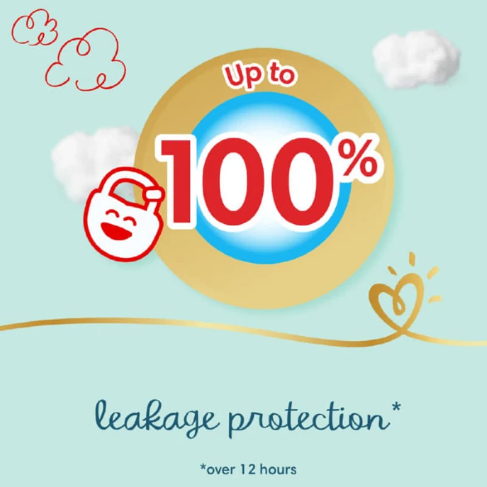 Pampers Premium Care Pants Diapers, Size 4, 9-14Kg, Easy On & Easy Off, The Softest Diaper And The Best Skin Protection With Stretchy Sides For Better Fit, 44 Baby Diapers