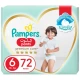 Pampers Premium Care Pants Diapers, Size 6, >16Kg, Easy On & Easy Off, The Softest Diaper And The Best Skin Protection With Stretchy Sides For Better Fit, 72 Baby Diapers