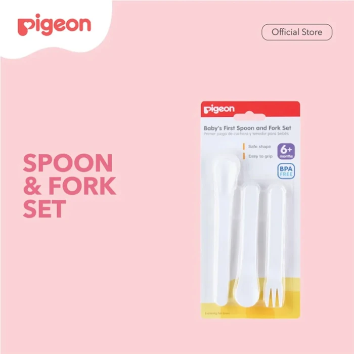 Pigeon Babys First Spoon and Fork Set