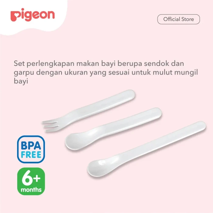 Pigeon Babys First Spoon and Fork Set