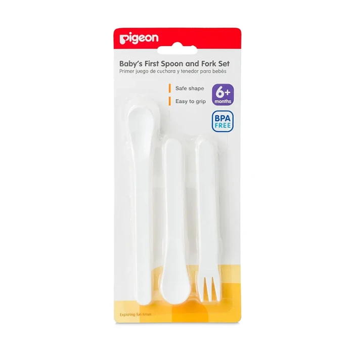 Pigeon Babys First Spoon and Fork Set