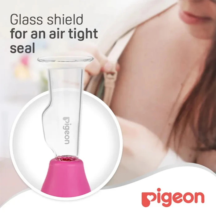 Pigeon Breast Care Pump With Glass Shield 26275