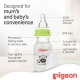Pigeon Decorated Plastic Cow Bottle 120ml Animals