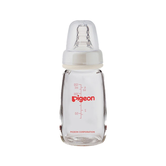 Pigeon Glass Feeding Bottle K 4 120ml Transparent Cap