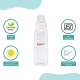 Pigeon Plastic Feeding Pink Bottle 240ml Transparent Cap