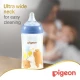 Pigeon Softtouch Wide Neck Decorated Bear Plastic Bottle 240ml