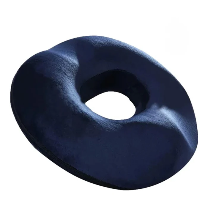 SPECTRUM Molded Ring Tailbone Pain Relief Pillow Dark Blue