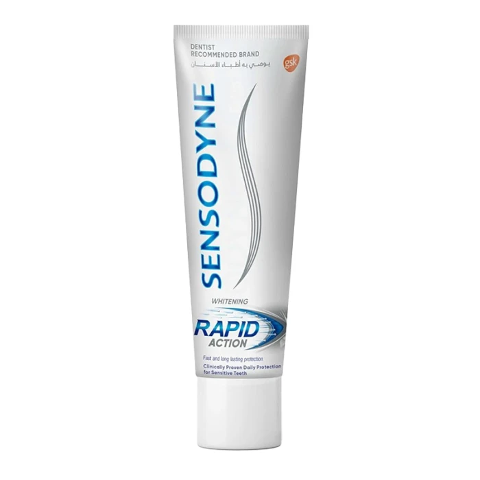 Sensodyne T/Paste 75 ml Rapid Action Whitening