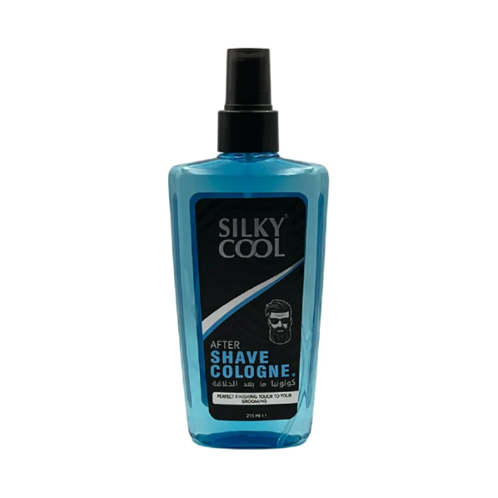Silky Cool Men After Shave Cologne 215ml - Blue