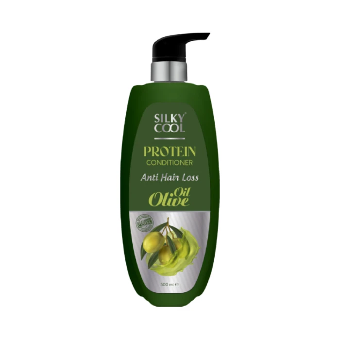 Silky Cool Protein Olive Oil Conditioner 500 ML - Anti Hair Loss