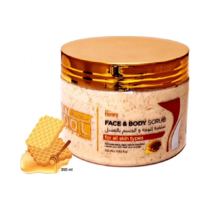 Silky Cool Face & Body Scrub 350 ML Honey
