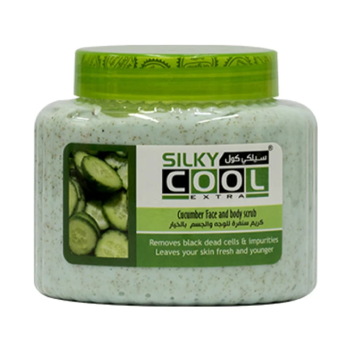 Silky Cool Face & Body Scrub 500 ML - Cucumber