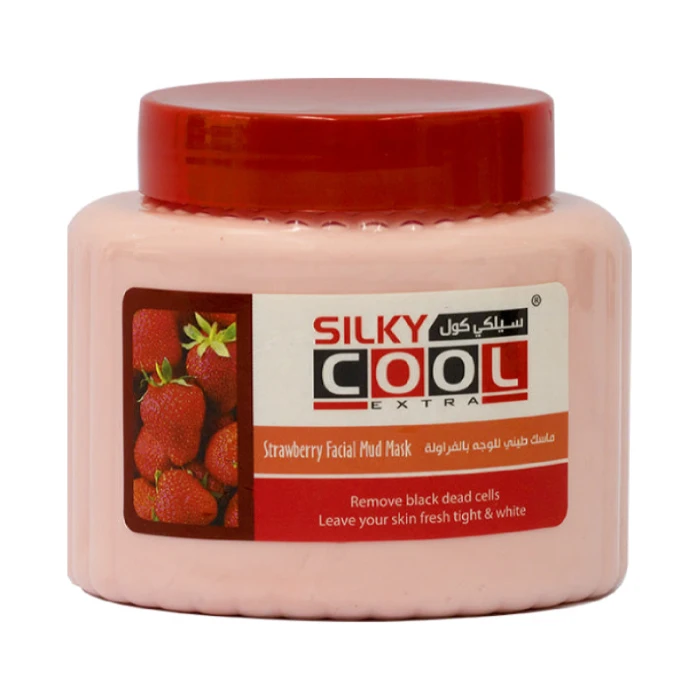 Silky Cool Facial Mud Mask 500 ML - Strawberry