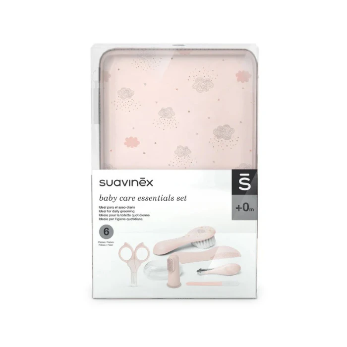 Suavinex Baby Care Daily Grooming Set of 6 Pink