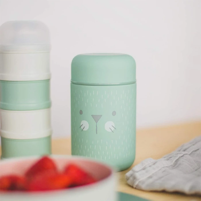 Suavinex Baby Food Thermos Flask 400ml Green
