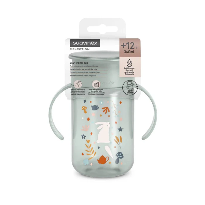 Suavinex Baby Training Cup 360° 340ml 12M+ Blue