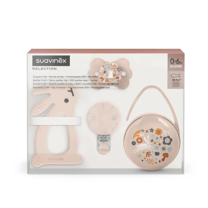 Suavinex Gift Set for Newborn Baby 0 to 6 Months Pink