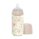 Suavinex Glass Baby Feeding Bottle Medium Flow 240ml Pink