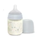 Suavinex Glass Baby Feeding Bottle Slow Flow 120ml Blue