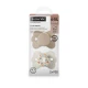 Suavinex SX Pro Soft Butterfly Shape Pacifier 6 to 18 Months Pack of 2 Beige
