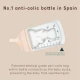 Suavinex Zero Zero Anti Colic Baby Feeding Bottle 180ml Set of 4 Fair