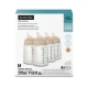 Suavinex Zero Zero Anti Colic Baby Feeding Bottle 270ml Set of 4 Light