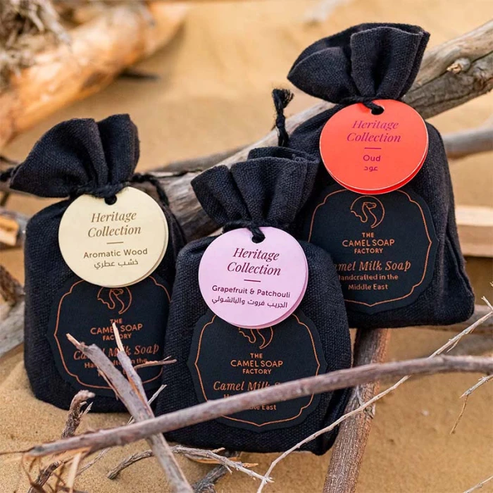 The Camel Soap Factory Grapefruit & Patchouli Heritage Soap Bar 95g