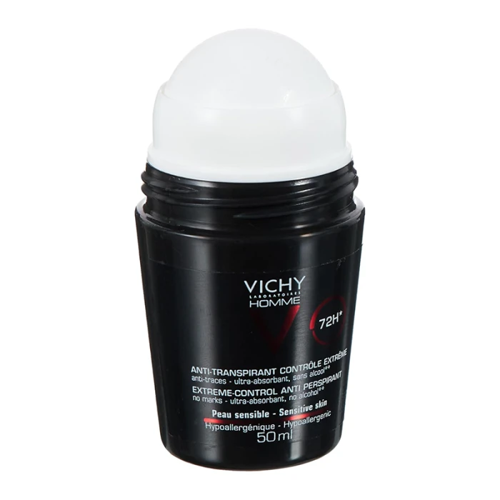 Vichy Homme Deo Roll On 72H Anti Perspirant 50ml