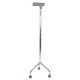 WOLAID Adjustable Aluminium Quad Cane 3 Leg