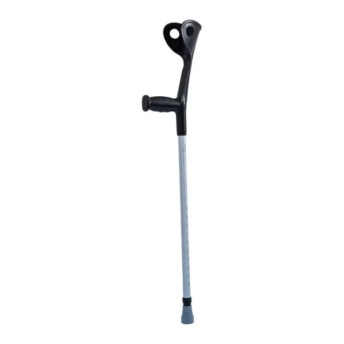 WOLAID Adjustable Lightweight Heavy Duty Forearm Crutch Black