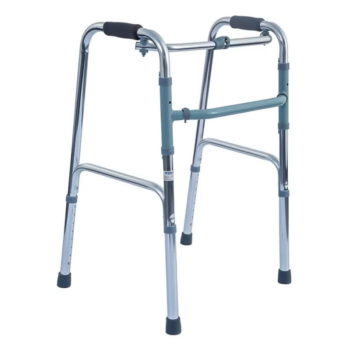 WOLAID Button Folding Hight Adjustable Walker