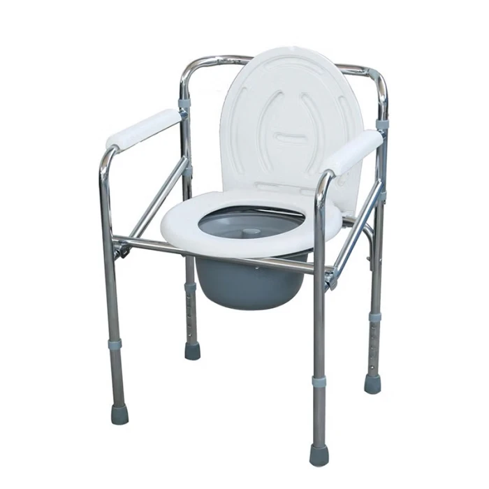 WOLAID Folding Commode Chair
