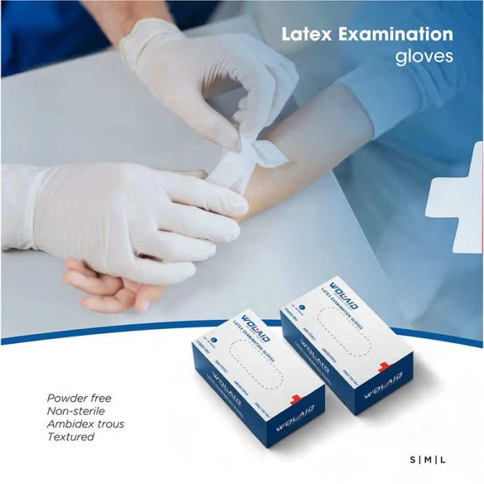 WOLAID Latex Gloves (Size S)