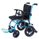 WOLAID Light Weight Electric Wheelchair Foldable Blue