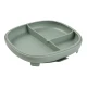 b.box 2 in 1 Suction Plate, Strong Suction Base, Removable Divider, Sage