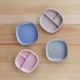 b.box 2 in 1 Suction Plate, Strong Suction Base, Removable Divider, Sage