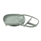 b.box 2 in 1 Suction Plate, Strong Suction Base, Removable Divider, Sage