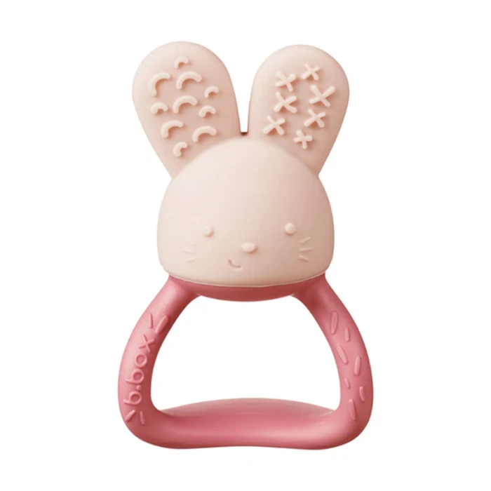 b.box Chill & Fill Teether Blush, Fillable & Chillable Water Teether