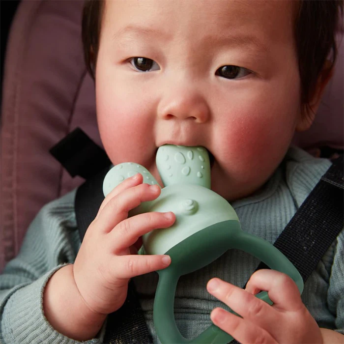 b.box Chill & Fill Teether Sage, Fillable & Chillable Water Teether