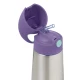 b.box Insulated Drink Bottle, Stainless Steel, Cold 8hrs/Warm 6hrs, Lilac Pop 350ml