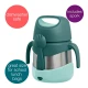 b.box Insulated Food Jar, Cold up to 7hrs/Warm up to 5hrs, Emerald Forest Green 335ml