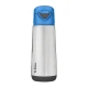 b.box Insulated Sport Spout Bottle, Tilt & Sip, Cold 15hrs/Warm 8hrs, Blue Slate 500ml