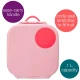 b.box Mini Lunchbox 3 Compartments, Whole Fruit Fit, Flamingo Fizz