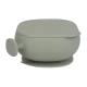 b.box Silicone Bowl with Lid, Microwave & Freezer Safe, Sage