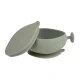 b.box Silicone Bowl with Lid, Microwave & Freezer Safe, Sage